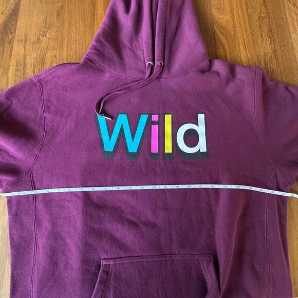 THE HUNDREDS UNO Graphic Hoodie Mens L NWT Wild Burgundy Sweatshirt NEW Large - Picture 14 of 14